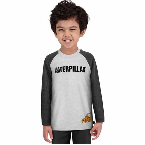 Caterpillar Kids' 2-piece Set, Gray - Picture 2 of 5